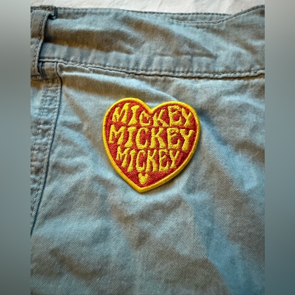 Disney Mickey and Minnie Denim Patch Skirt 3X - Picture 8 of 15